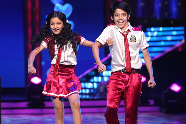 Avneet Kaur with dance partner Darsheel Safari in tv show Jhalak Dikhla Jaa 5