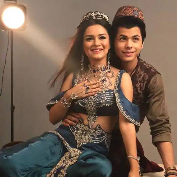 Siddharth Nigam and Avneet Kaur in tv serial Aladdin