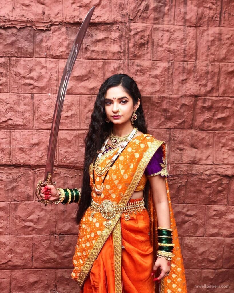 Anushka Sen as Rani Laxmi Bai in Jhansi Ki Rani.