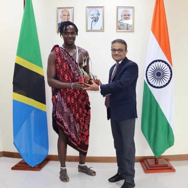 kili Paul awarded by high commissioner of India