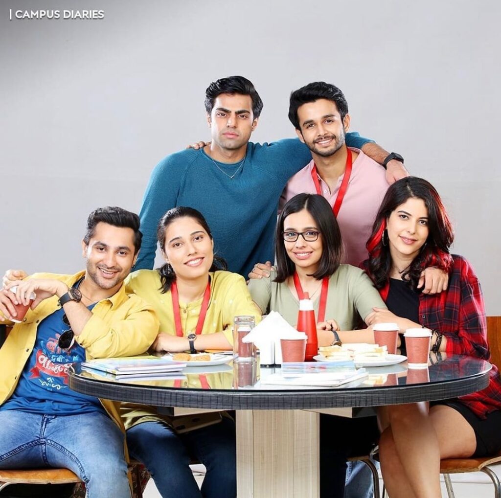 Ritvik Sahore in Web series campus diaries