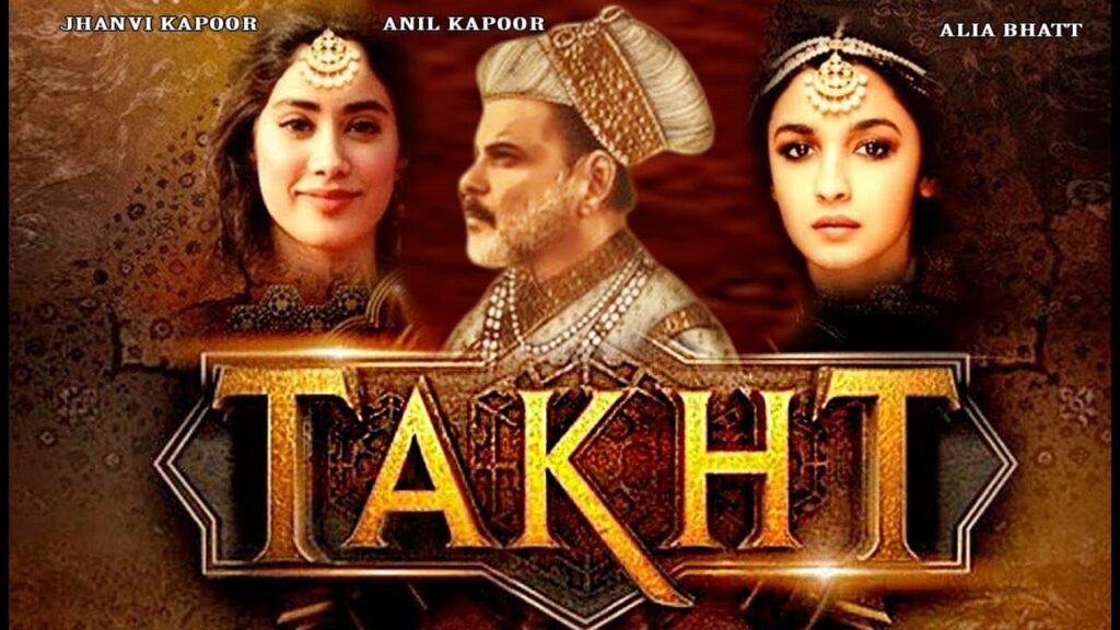 Alia Bhatt Upcoming Movies in 2022 and 2023 5 Takht movie featuring Alia Bhatt, Ranveer Singh, Janhvi Kapoor, Kareena Kapoor, Bhumi Pednekar, Vicky Kaushal