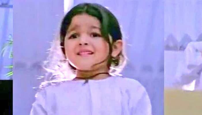 Young Alia Bhatt in movie Sangharsh (1999)