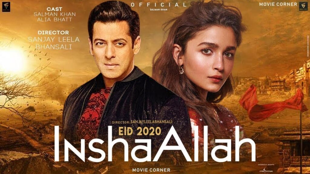 Alia Bhatt Upcoming Movies in 2022 and 2023 4 InshaAllah movie - Starring Salman Khan and Alia Bhatt Shelved