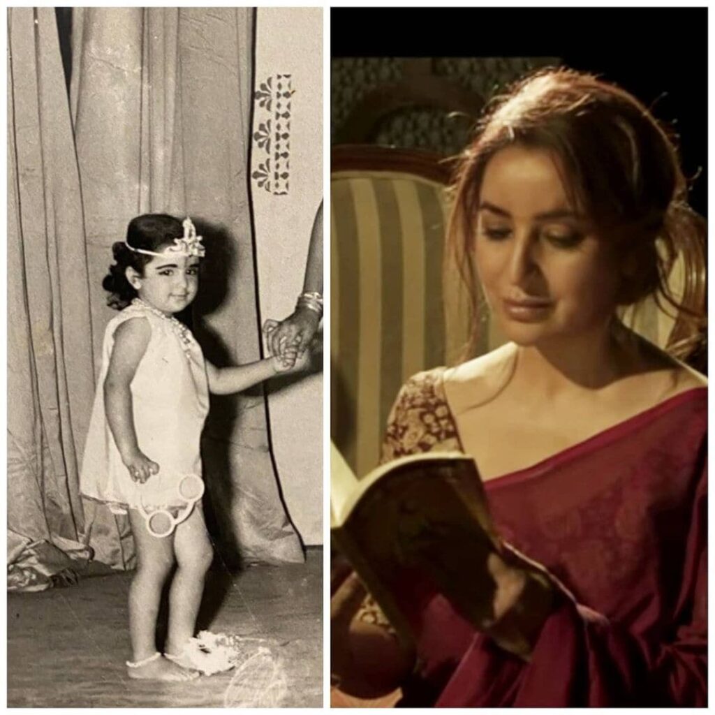 Tisca Chopra childhood pic as krishna - First ever theatre appearance