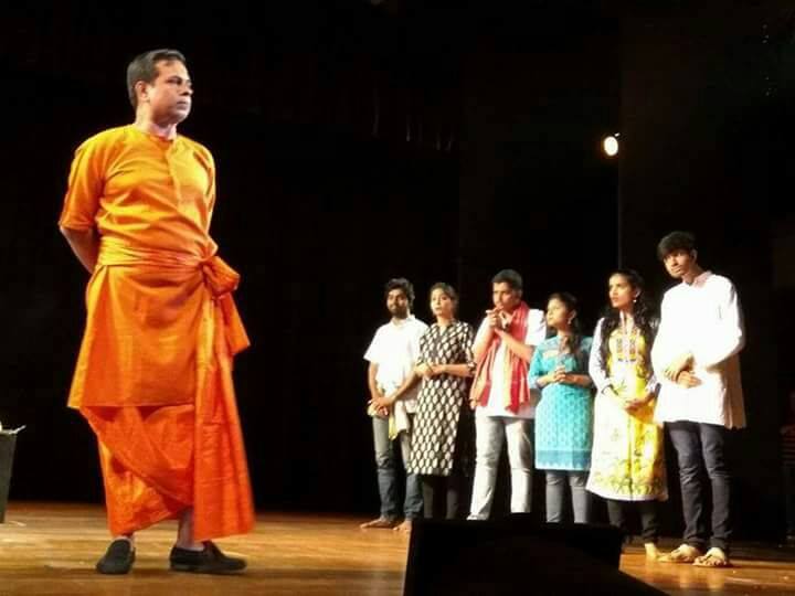 Chittaranjan Tripathy in theatre play 'Ladi Nazaria'