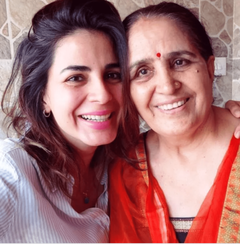 Kirti with Mother Shravani Kulhari