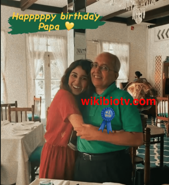 Shweta Tripathi's Father