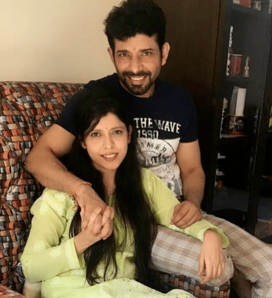 Vineet with sister Mukti (Tripti nick name)