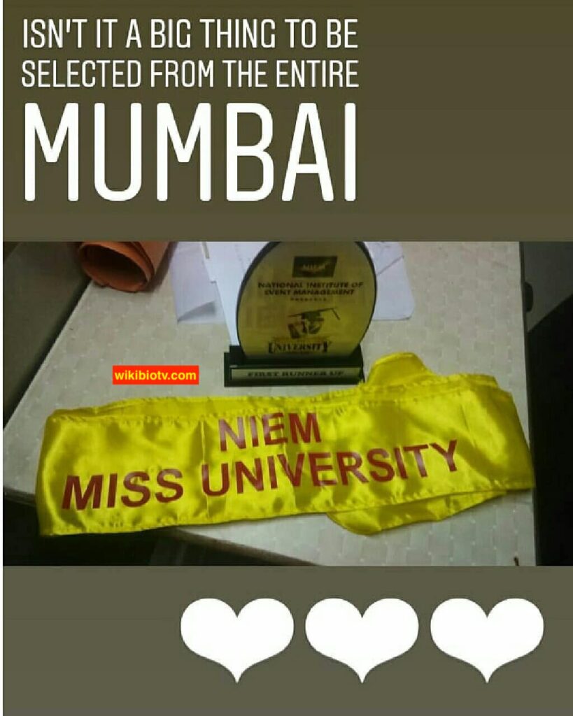 Kashish - Miss University winner