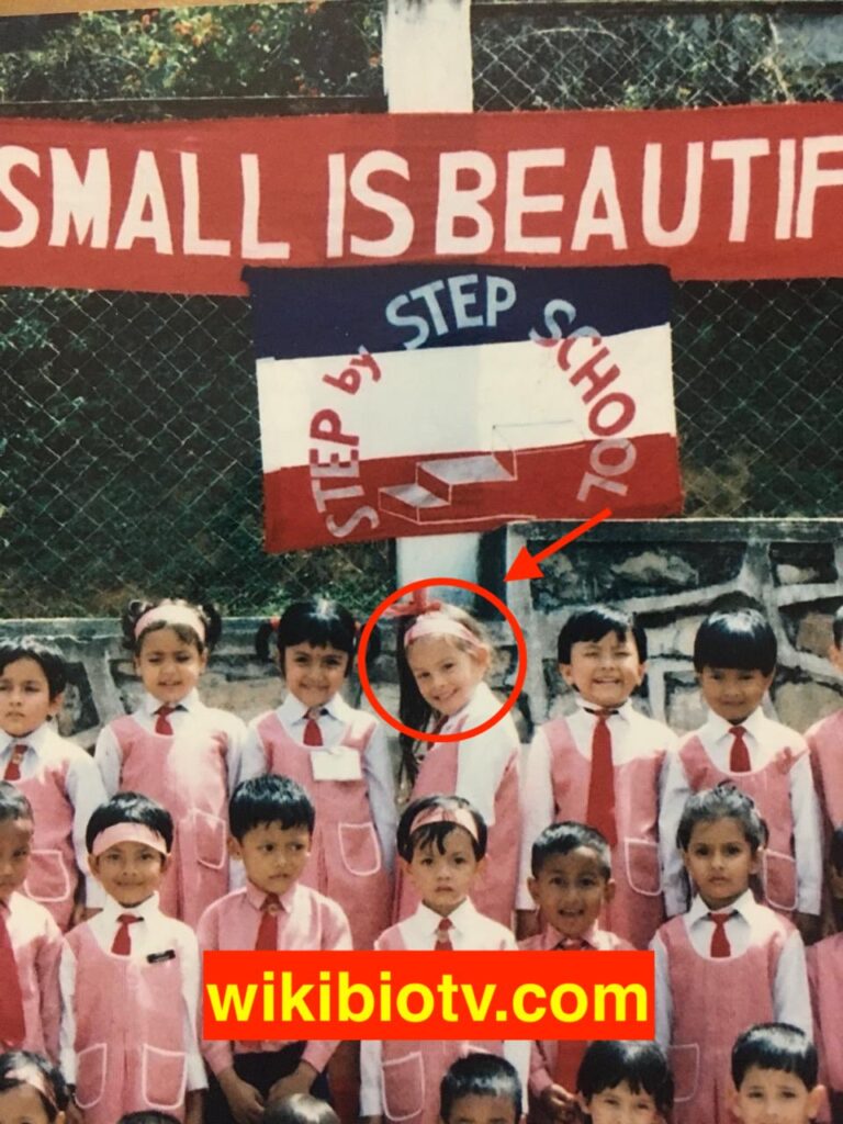 Pema Leilani Childhood Pic - Step by Step School