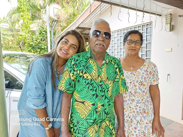 Shrea's mother and Nana Naani (Maternal Grandparents)