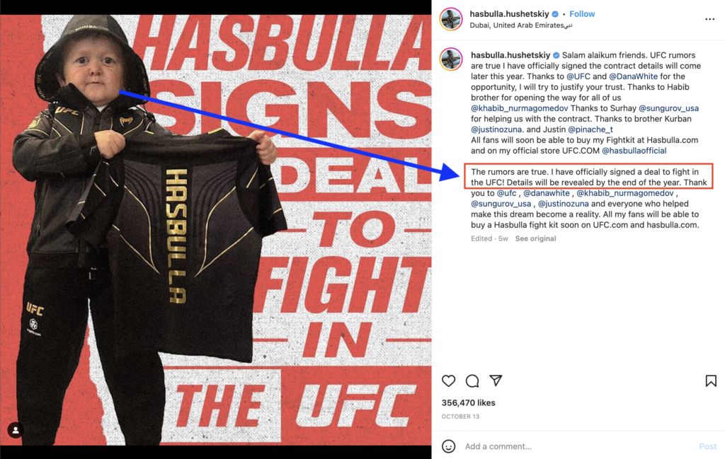 Hasbulla (Mini Khabib) Age, Height, Disease, MMA, Parents, Girlfriend, Net Worth 6 hasbulla signs deal with UFC