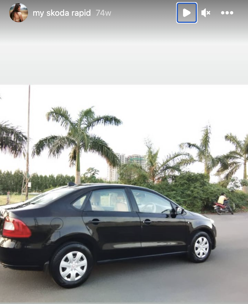 Hiral Radadiya Skoda Rapid Car - Luxury and Lifestyle