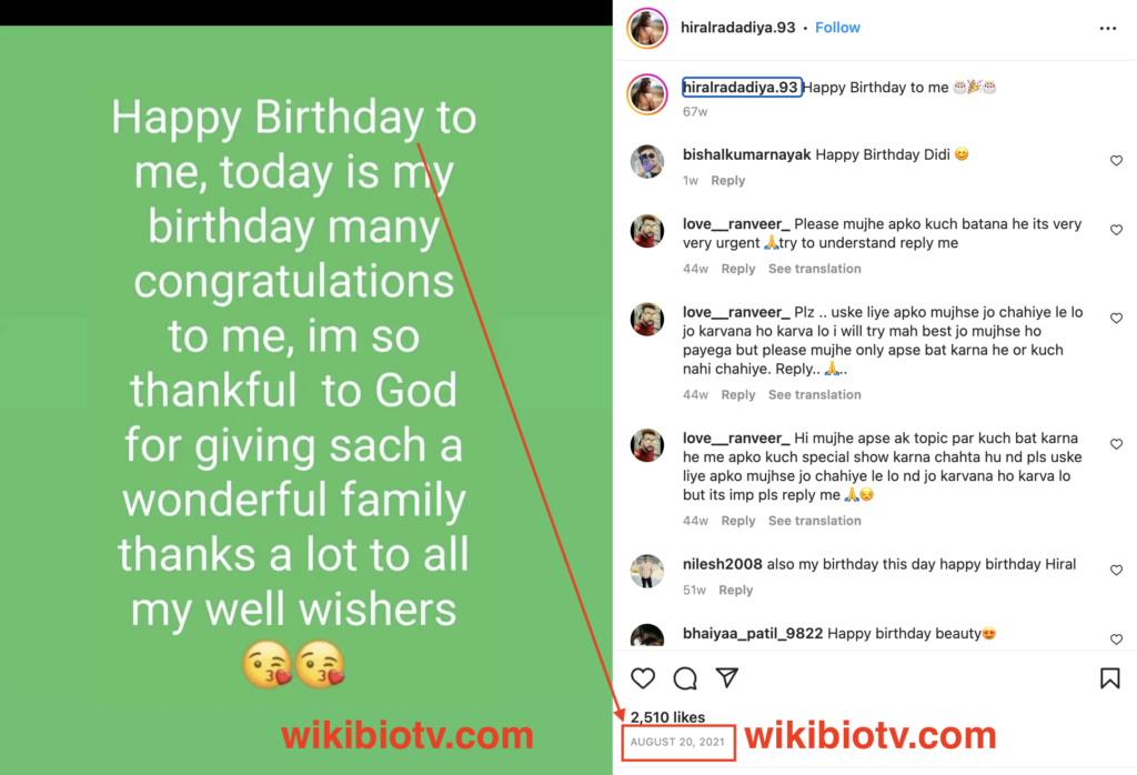Hiral Radadiya Age, Height, Figure, Hot Web Series, Boyfriend, Net Worth 2 Hiral Radadiya real birth date