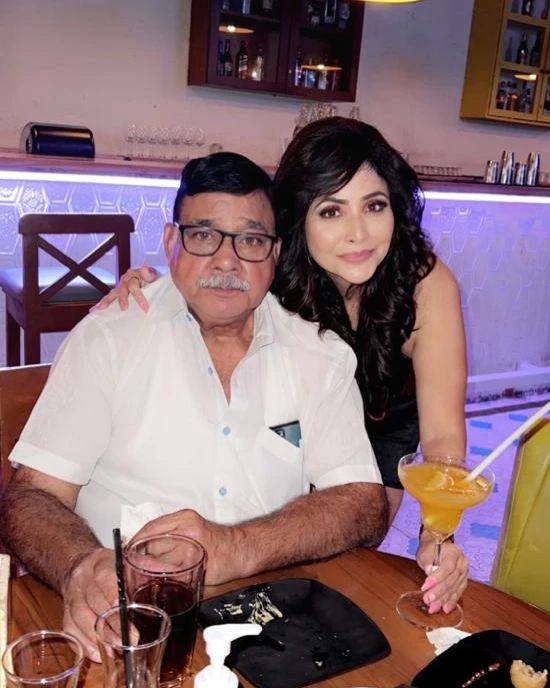Rajsi Verma with her father