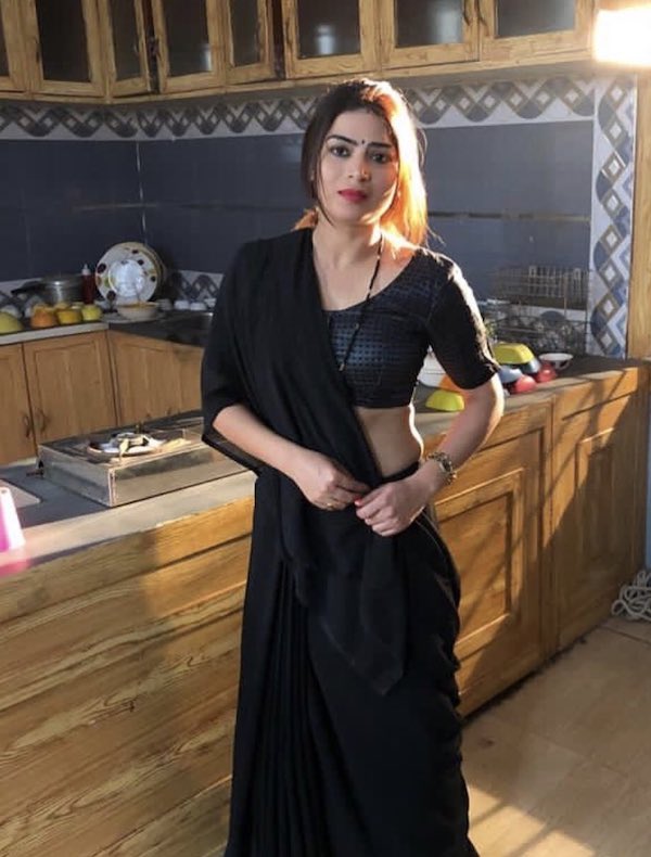 Sonia Singh Rajput in ullu web series Charmsukh Saree Ki Dukaan