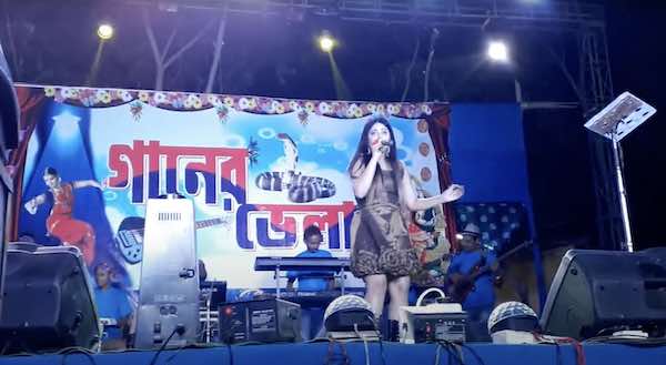 Aritaa Paul as a singer