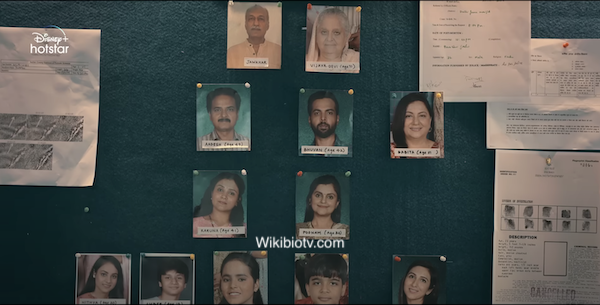 Aakhri sach web series- the 11 members photo along with their names 
