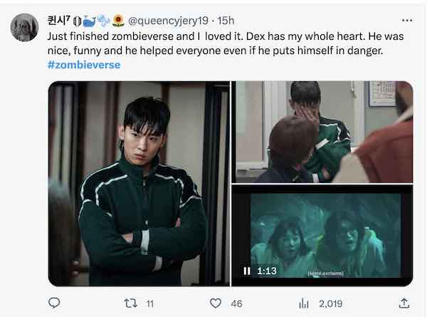 Watch Zombieverse on Netflix - Most Popular Zombie Series to Watch in 2023 2 twitter positive review of Zombieverse web series