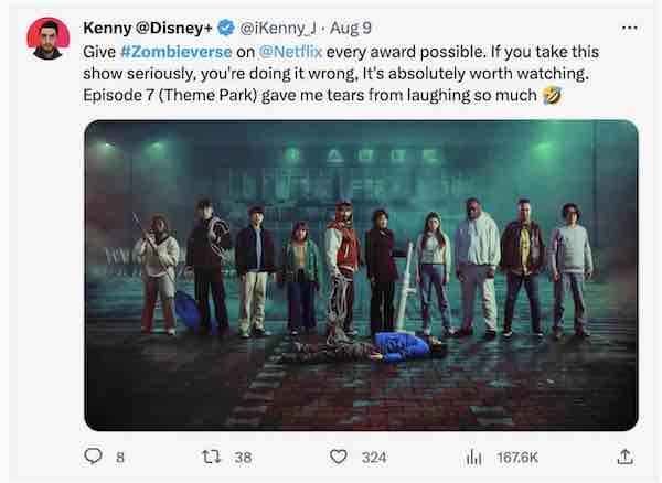 Watch Zombieverse on Netflix - Most Popular Zombie Series to Watch in 2023 3 twitter public review of Zombieverse tv series