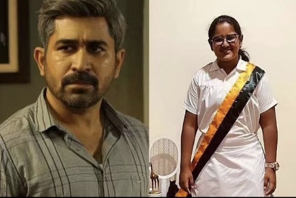 Meera Vijay Antony viral school uniform photo going rounds on social media.