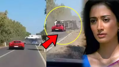 Gayatri Joshi car accident video and pics