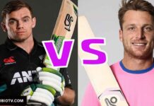 New Zealand vs England 1st ICC Men's Cricket World Cup 2023 match on Oct 5, 23 at Narendra Modi Stadium, Ahemedabad.