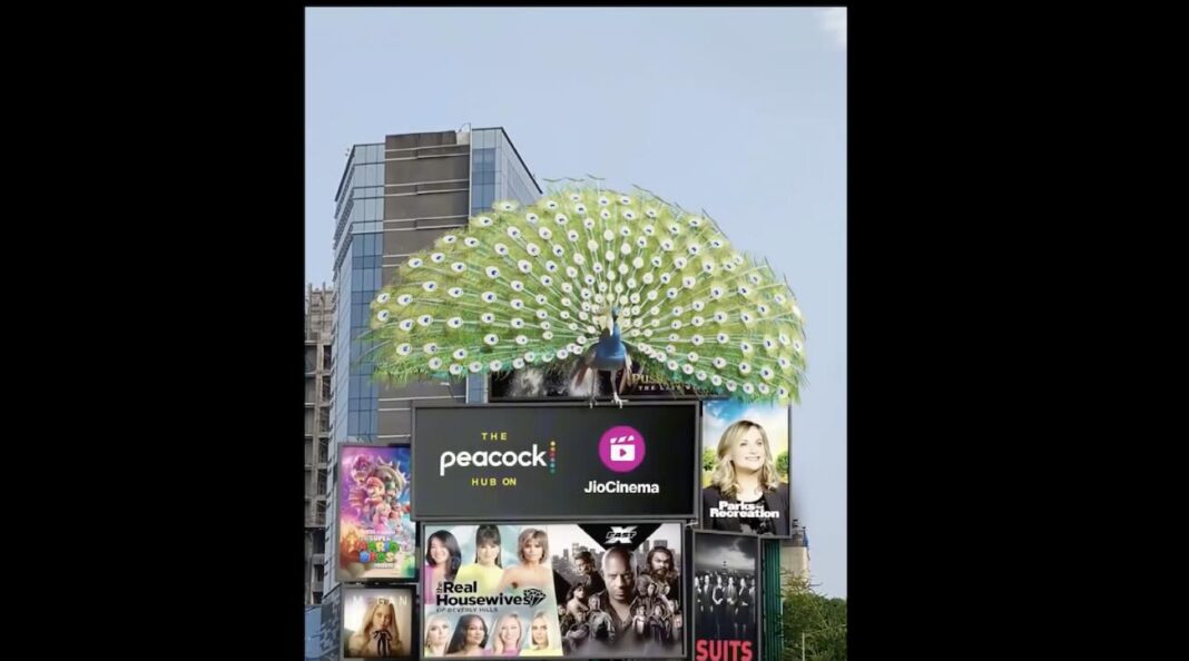 Jiocinema Peacock Hub CGI viral video