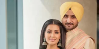 Harbhajan Singh and Geeta Basra