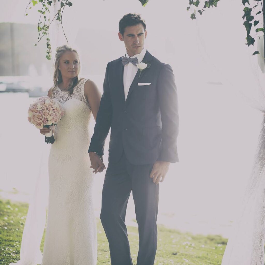 Alyssa Jean Healy and Mitchell Starc Marriage Pic