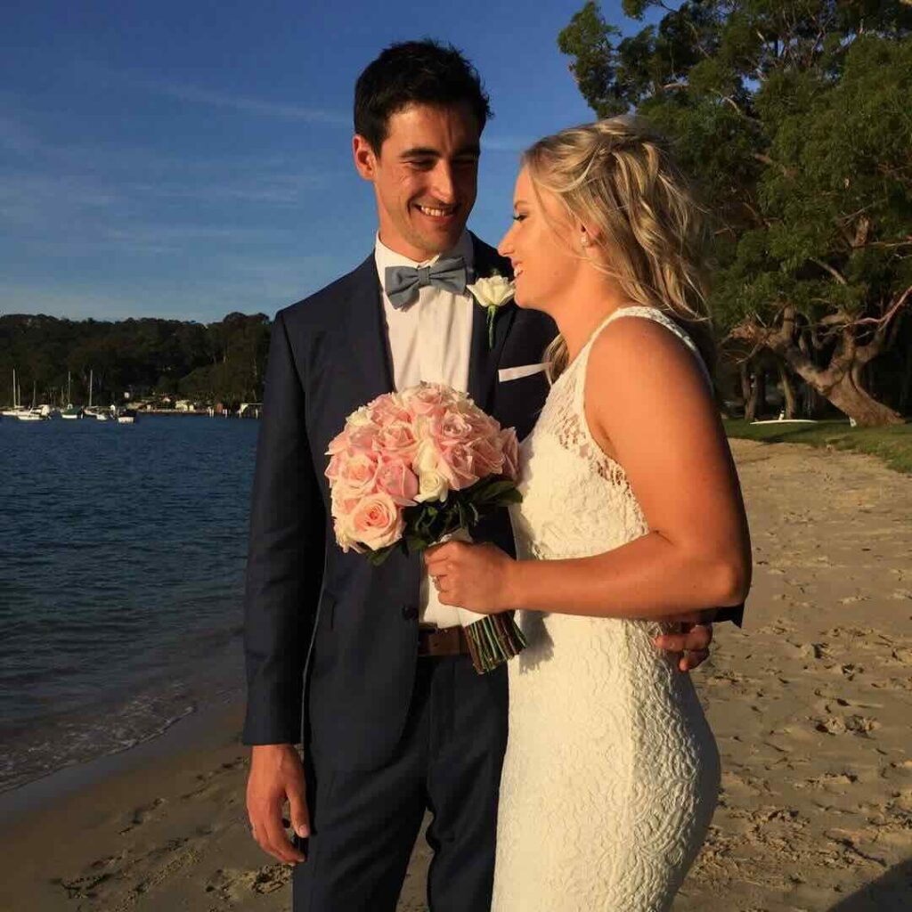 Alyssa Jean Healy and Mitchell Starc Marriage Pic