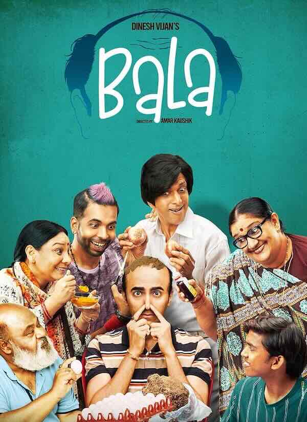 Bala is another hindi comedy film based on Baldness.