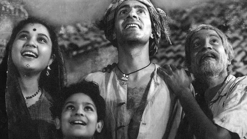 Do Bigha Zamin is an oldest bollywood movie that shows the harsh reality of poverty faced by small farmers.