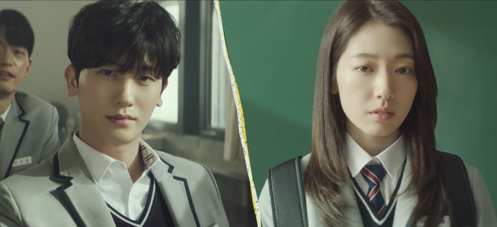 Episode 1 Scene - Nam Ha-Neul comes across Yeo Jeong-Woo, her academic rival in school