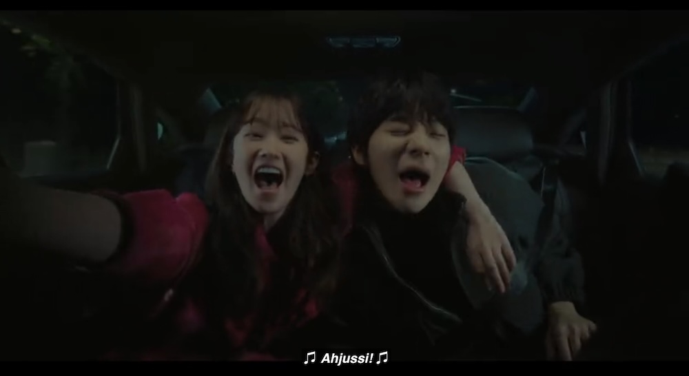 Episode 2 - Lee Ji-Han and Na Ah Jeong singing car scene