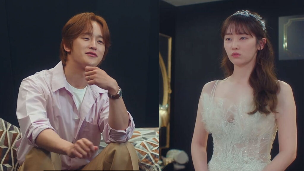 Episode 7 Scene - Lee Do-Han and Na Ah Jeong choose their wedding costume