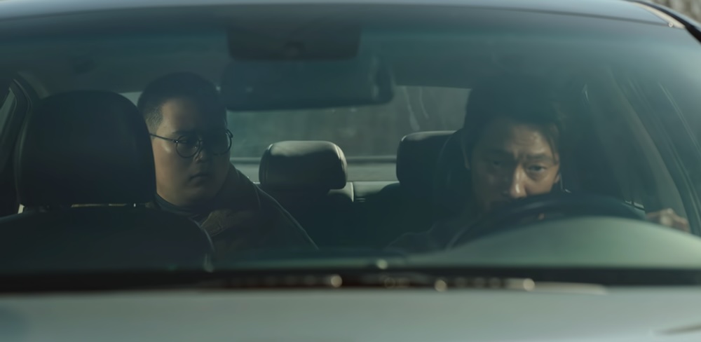 Episode 8 Scene - Jang Nan Gam with Roh Bin in the back, drives fast