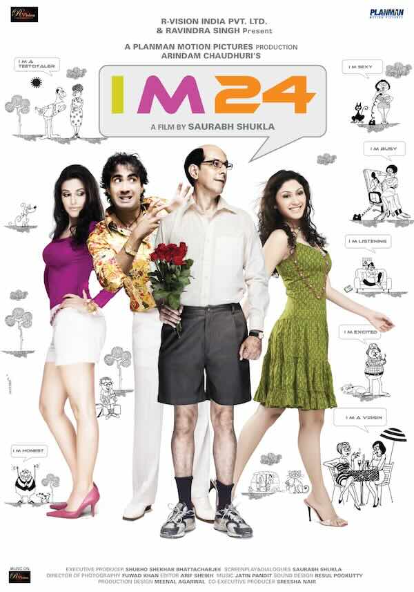 I am 24 is a bollywood rom-com movie based on hair baldness.