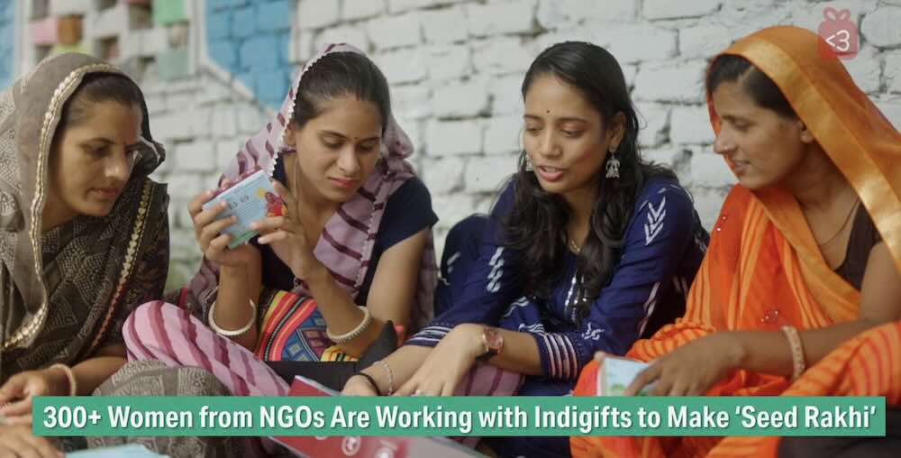 Indigifts collaborated with 300+ NGO women to make the idea come to life