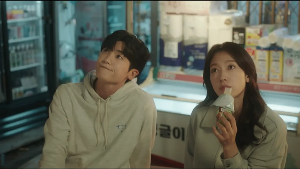 Episode 3 Scene - Nam Ha-Neul and Yeo Jeong-Woo spend evening together