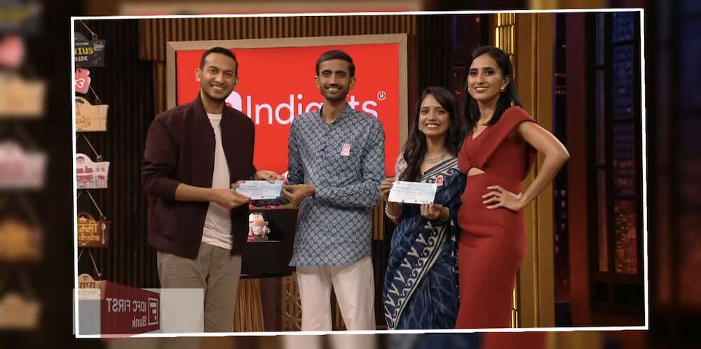 Indigifts founders Nitin and Divya Jain accept Vineeta and Ritesh offer