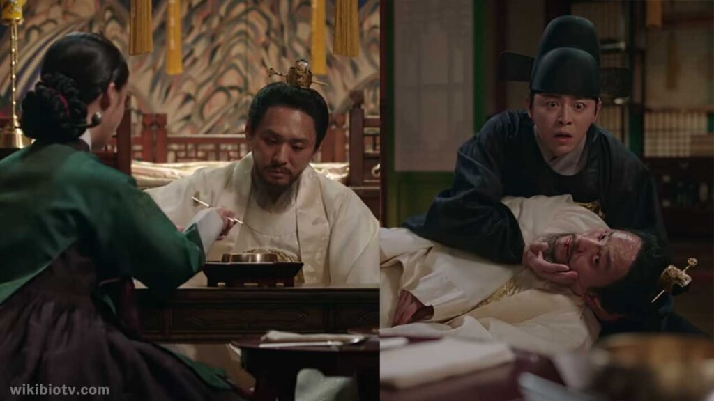 Court Lady Dong gave poison to the first king 'King Yi Sun' which led to his death