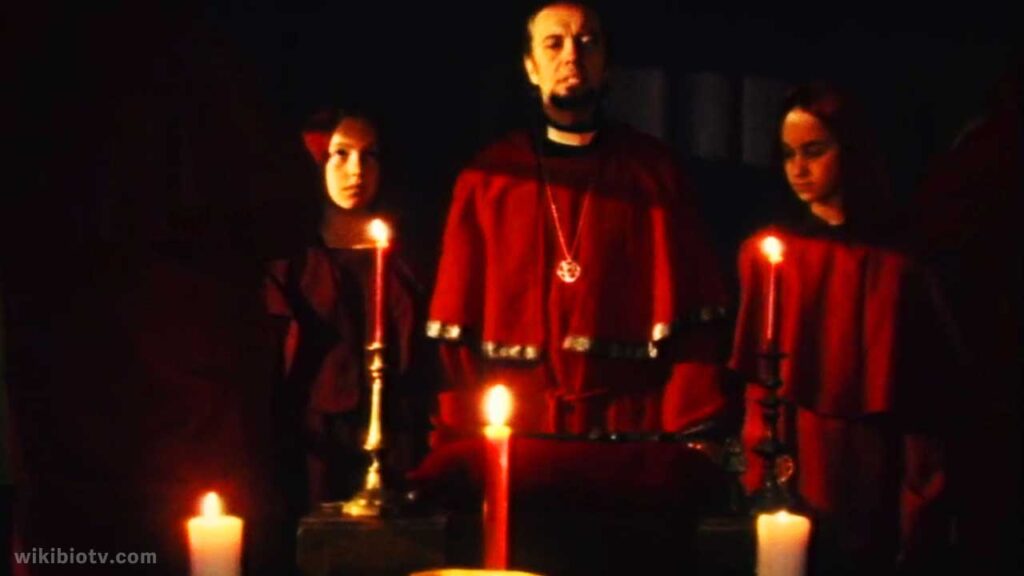 Movie 'late Night with Devils' - A scene from the film where a 13 year old perform strange rituals.