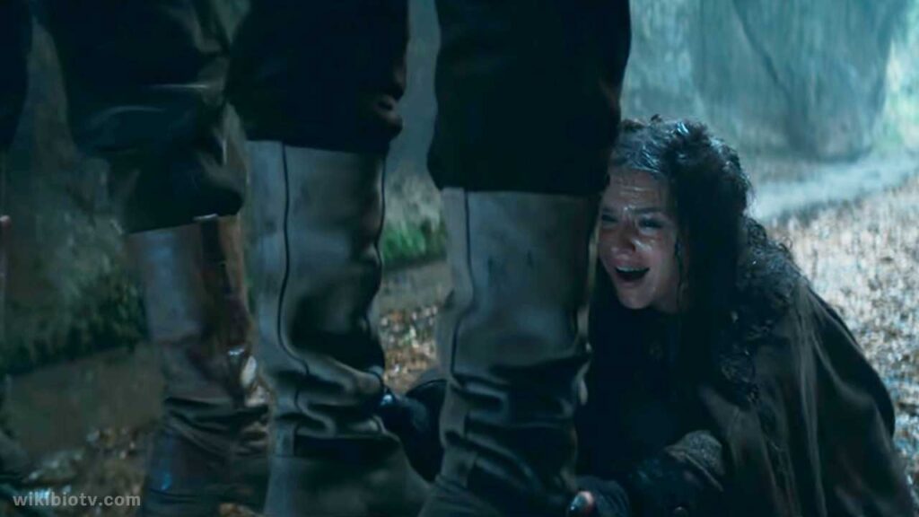 A scene from 'Brigands - The Quest for Gold' where Ceccilla was inconsolable