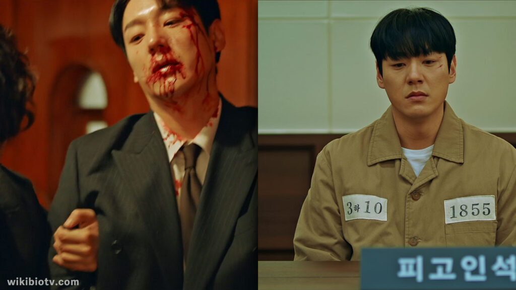In the end, Jin Seung Joo goes to Jail for killing his stepfather and Jin Yi Soo's mother