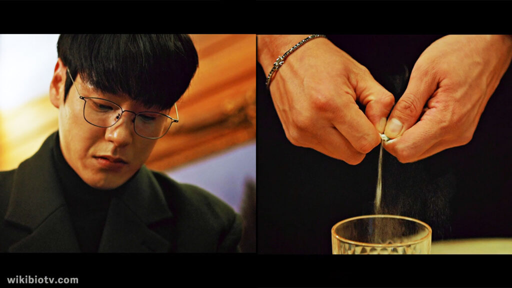In the ending scene it is revealed that Jin Seung Joo (stepson) poisoned his father
