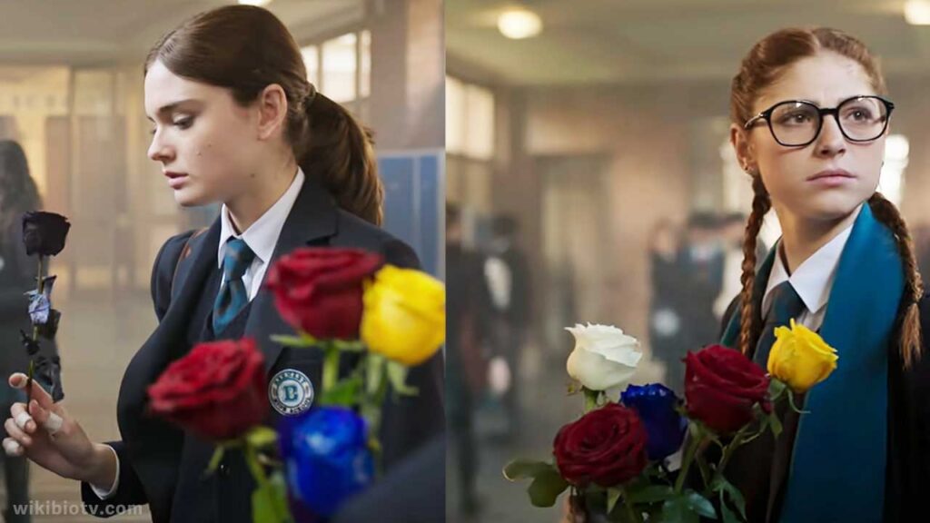 Billie receives White rose while Nica finds Black rose in her locker