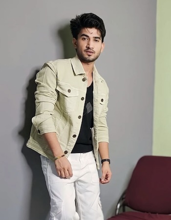 Pranjal Sharma as Amit in movie 'Graduate with First Class'